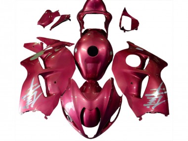 97-07 Logo Rouge Brillant & Argent GSXR 1300 Carénage Moto