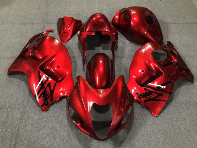 97-07 Rouge Feu Brillant GSXR 1300 Carénage Moto 97-07 Rouge Feu Brillant GSXR 1300 Carénage Moto