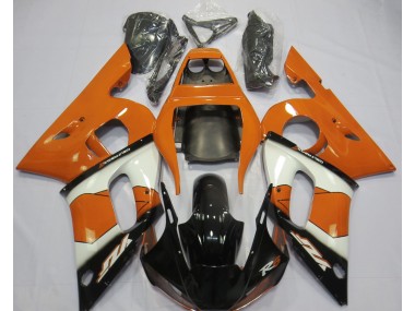 98-02 Orange Blanc & Noir R6 Carénage Moto