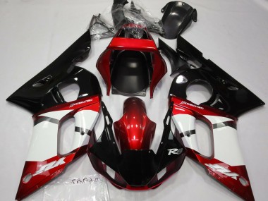 98-02 Rouge Métallisé R6 Carénage Moto