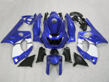 98-07 Bleu Brillant & Blanc YZF600 Carénage Moto