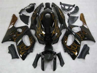 98-07 Or Flamme Brillant YZF600 Carénage Moto