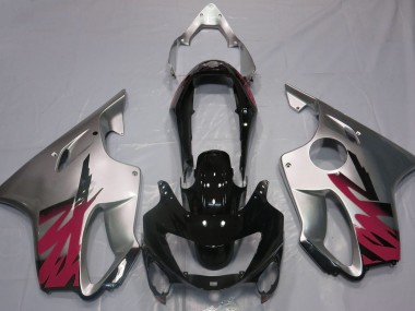 99-00 Argent Brillant & Rouge CBR600 F4 Carénage Moto