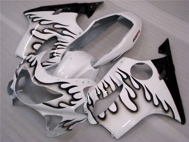 99-00 Bianco E Nero Fiamma CBR600 F4 Carénage Moto 99-00 Bianco E Nero Fiamma CBR600 F4 Carénage Moto