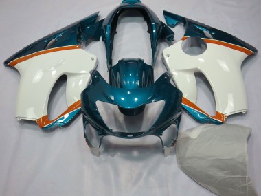 99-00 Bleu Clair & Orange CBR600 F4 Carénage Moto