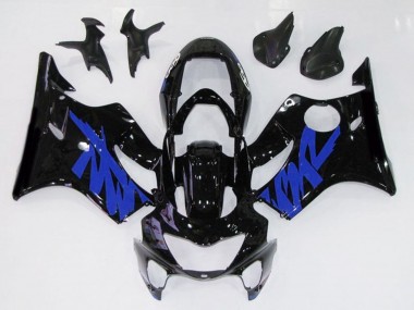 99-00 Noir Brillant & Bleu CBR600 F4 Carénage Moto