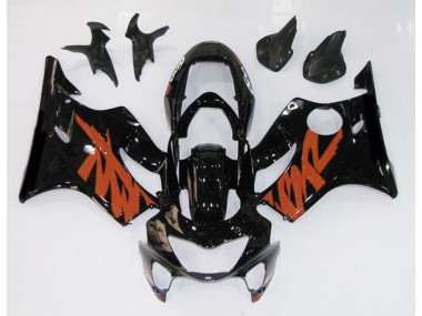 99-00 Noir Brillant & Orange CBR600 F4 Carénage Moto