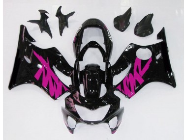 99-00 Noir Brillant & Rose CBR600 F4 Carénage Moto