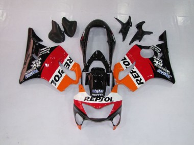 99-00 Repsol Rouge Orange & Noir CBR600 F4 Carénage Moto