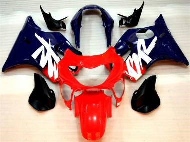 99-00 Rouge Brillant & Bleu CBR600 F4 Carénage Moto